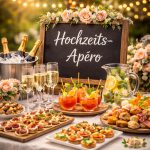Apéro zur Hochzeit: Getränke, Häppchen und Atmosphäre